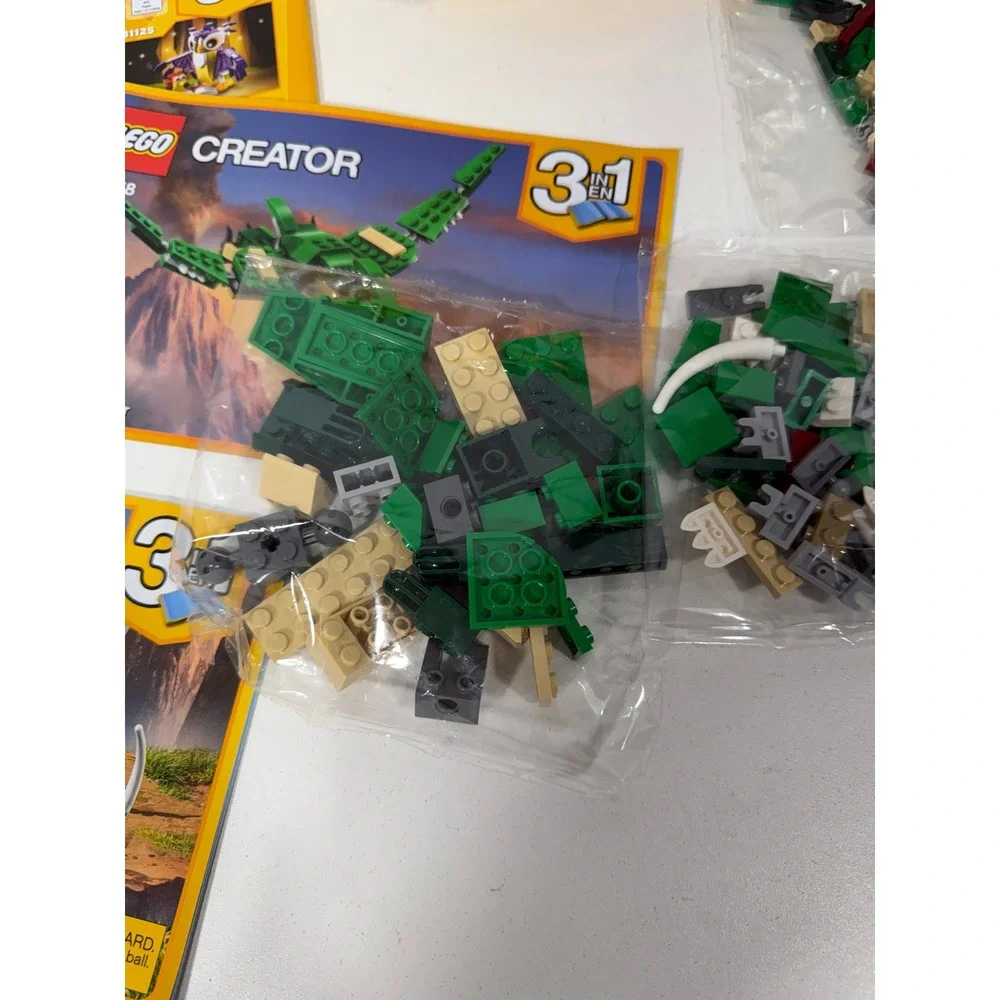 LEGO Creator 3-in-1 Mighty Dinosaurs 31058 T-Rex Triceratops Pterodactyl Set